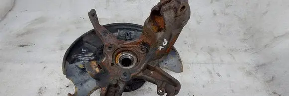 Front wheel hub spindle knuckle
