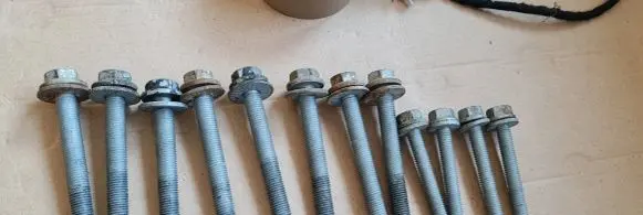 Front suspension camber bolt