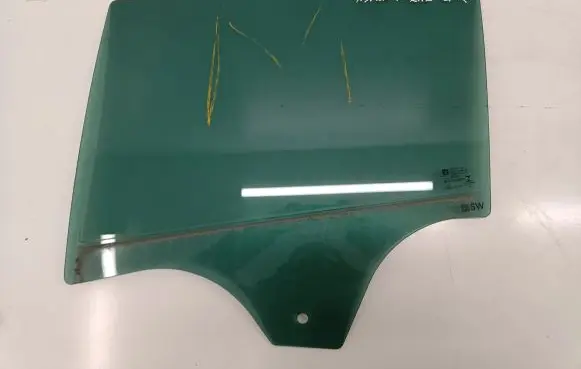 Opel Astra K Rear door window glass 43R000072