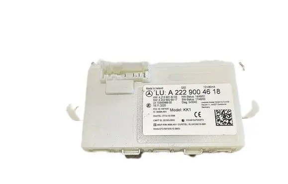 Mercedes-Benz S W222 Keyless (KESSY) go control unit/module A2229004618
