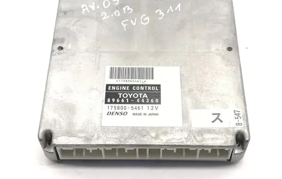 Toyota Avensis Verso Engine control unit/module 8966144360