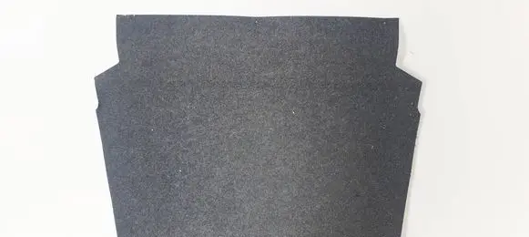 Skoda Yeti (5L) Trunk/boot floor carpet liner 5L6863463A