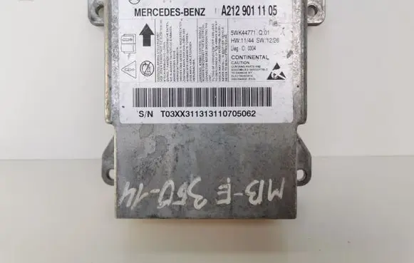 Mercedes-Benz E W212 Airbag control unit/module A2129011105