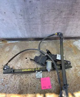 Ford Galaxy Front door window regulator with motor 95VW23201AA 7M0837461