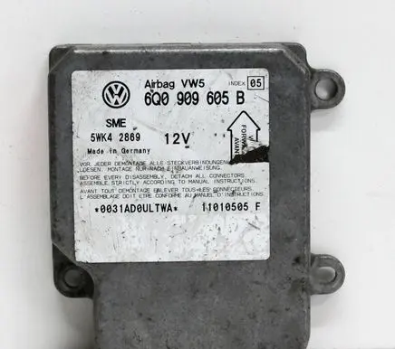 Volkswagen PASSAT B5 Airbag control unit/module 6Q0909605B