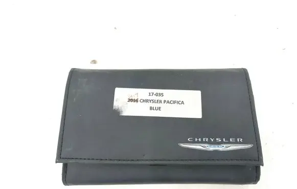 Chrysler Pacifica Owners service history hand book