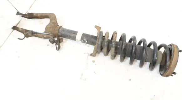 Front shock absorber with coil spring