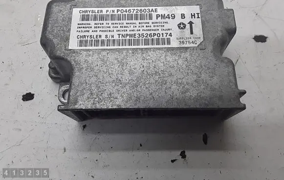 Dodge Caliber Airbag control unit/module P04672603AE