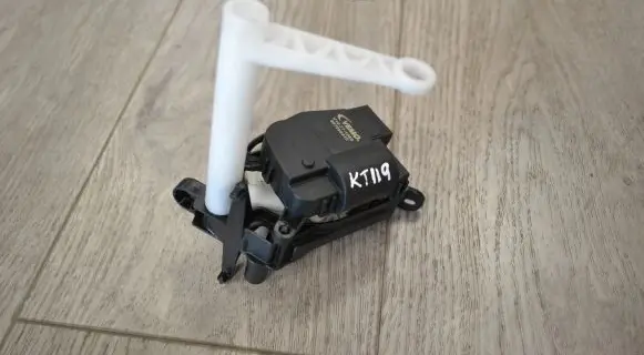 A/C air flow flap actuator/motor