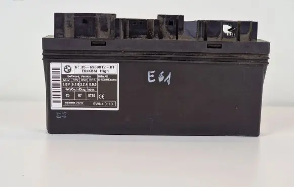 BMW 5 E60 E61 Comfort/convenience module 61356969012 5wk49110