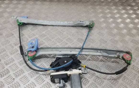 Citroen C2 Front door window regulator with motor 0206011002