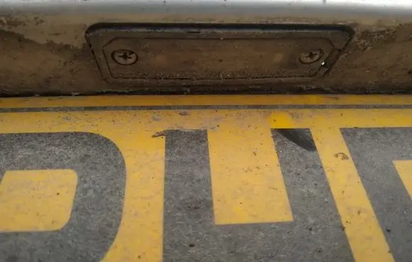 Volkswagen Golf V Number plate light