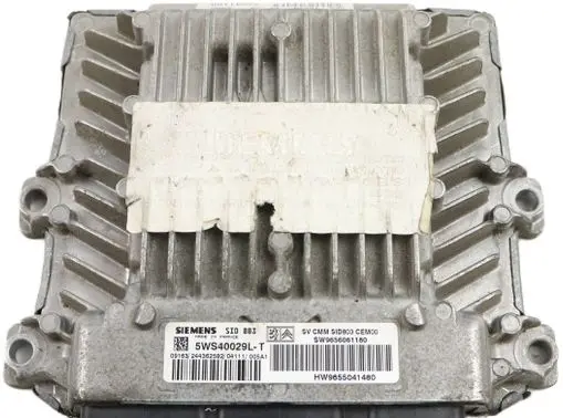 Peugeot 307 Engine control unit/module 9656061180 9655041480 5WS40029LT