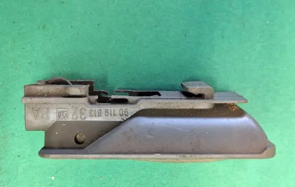 Opel Kadett D Rear door interior handle trim 90119813