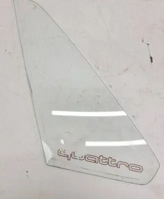 Audi 80 90 B2 Rear vent window glass 43R001010 AS2M214DOT25