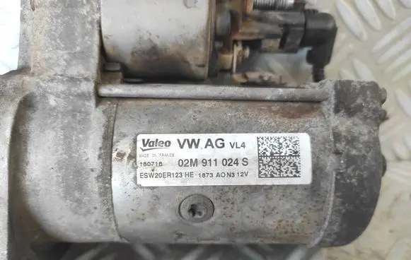 Skoda Octavia Mk3 (5E) Starter motor 02M911024S