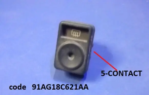 Ford Escort Windscreen/window heater switch 91AG18C621AA