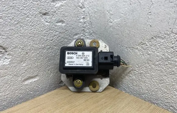 Audi A6 S6 C5 4B ESP acceleration yaw rate sensor 4B0907655 0265005213 0000537