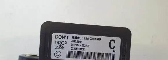 Mitsubishi Outlander ESP acceleration yaw rate sensor