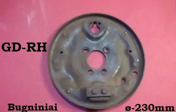 Audi 80 90 B3 Rear brake disc plate dust cover Q230F15