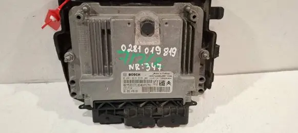 Peugeot 2008 I Engine control unit/module 0281019819 9805947680 9666729580