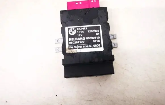 BMW 5 E60 E61 Fuel injection pump control unit/module 16147203993 55892110