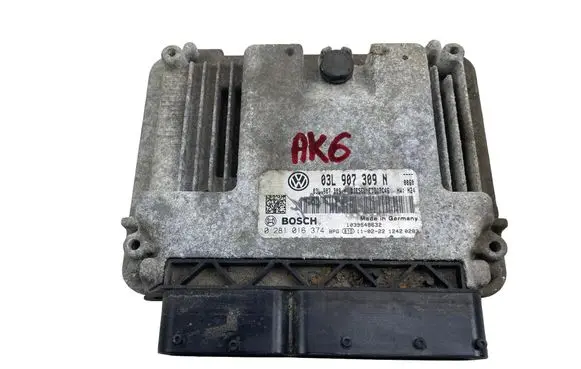 Volkswagen PASSAT B7 Engine control unit/module ECU 03L907309N 0281016374