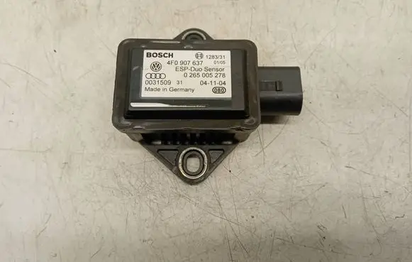 Audi A6 S6 C6 4F ESP acceleration yaw rate sensor 4F0907637 0031509 0265005278