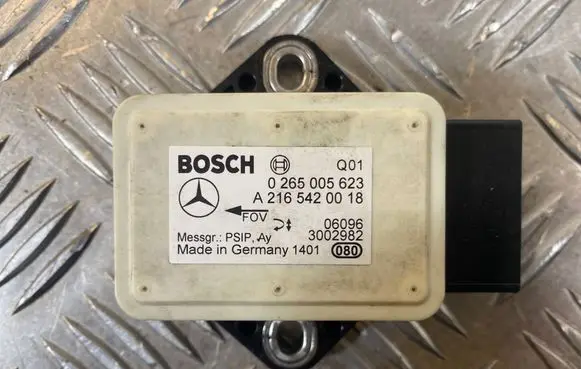 Mercedes-Benz E W211 ESP acceleration yaw rate sensor 0265005623 A2165420018