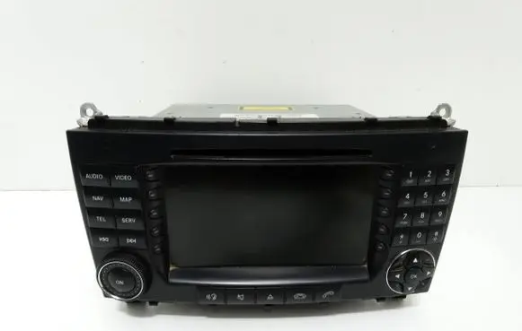 Mercedes-Benz CLK A209 C209 Navigation unit CD/DVD player A2098207489 61062605 A2038270062