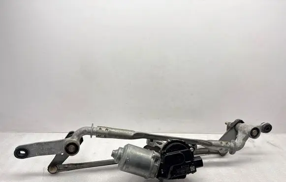 Front wiper linkage and motor