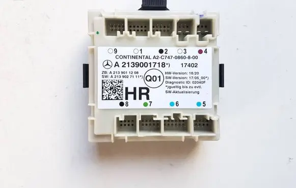 Mercedes-Benz E W213 Door control unit/module A2139001718
