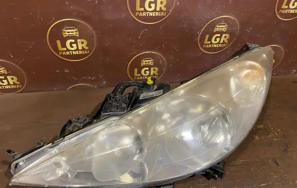 Peugeot 207 Headlight/headlamp 9649986280