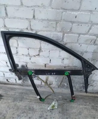 Front window lifting mechanism without motor