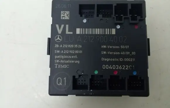Mercedes-Benz E W212 Door control unit/module A2129004002