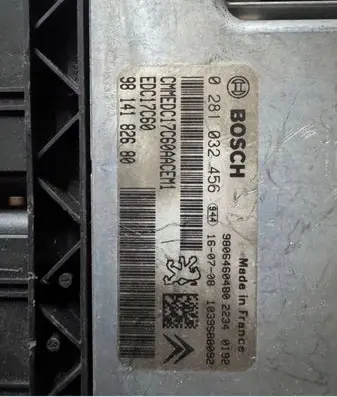 Peugeot 508 RXH Engine ECU kit and lock set 9814192680