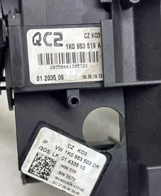Skoda Octavia Mk2 (1Z) Indicator stalk 1K0953513 01103500 10350061407449