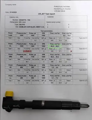 Mercedes-Benz E W212 Fuel injector A6510703287 28308779 J77650S322