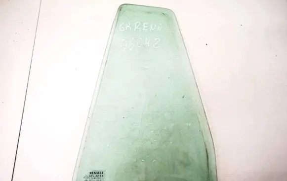 Rear vent window glass