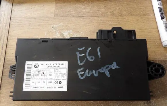 BMW 5 E60 E61 CAS control unit/module 9147227 2091251252 5WK49514YBR