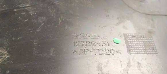 Saab 9-3 Ver2 Battery box tray cover/lid 12789451