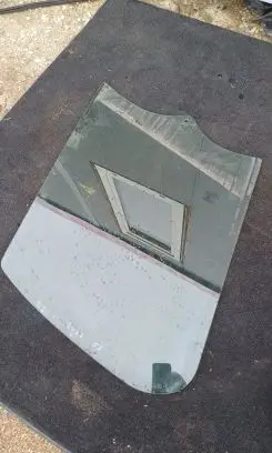 Renault Trafic III (X82) Front door window/glass (coupe) 