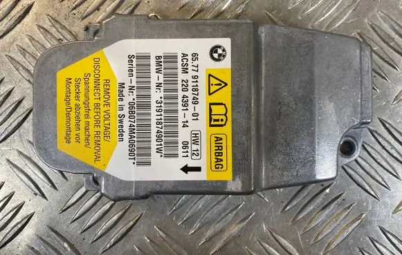 BMW 5 E60 E61 Airbag control unit/module 9118749 31911874901W 220439114