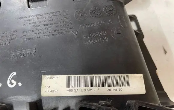 Citroen C6 Side airbag 96517057ZD 7064059 0023182