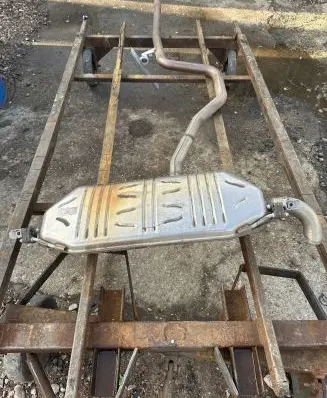 Mercedes-Benz GLA H247 Muffler/silencer A2474910400