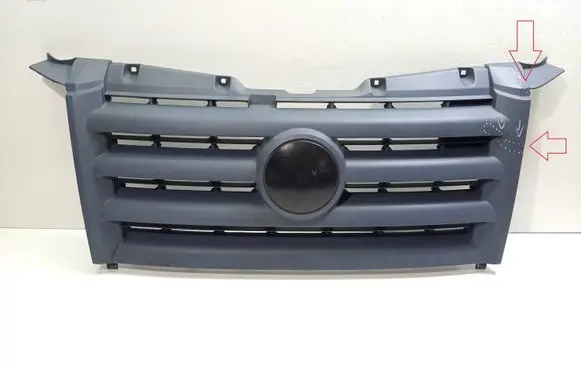 Volkswagen Crafter Front bumper upper radiator grill 957205 2E0853651D