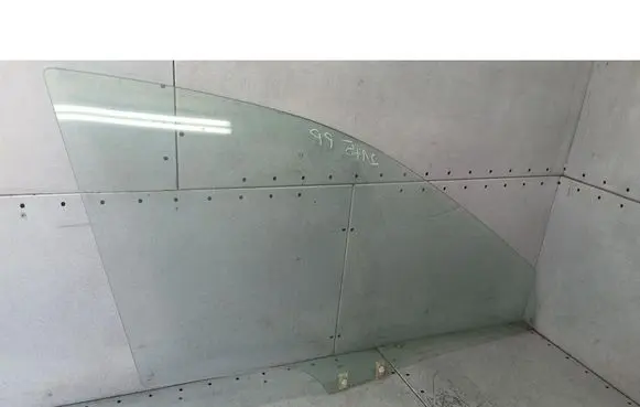 Mazda 626 Front door window glass four-door 