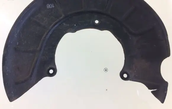 Volkswagen PASSAT B6 Front brake disc dust cover plate 1K0615312F
