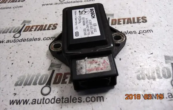 Mercedes-Benz E W211 ESP acceleration yaw rate sensor A0025426618 0265005246