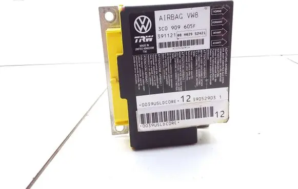 Volkswagen PASSAT B6 Airbag control unit/module 3C0909605F 391121